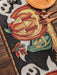DaDa Bedding Halloween Pumpkins Table Runner, Harvest Orange Tapestry (12914) - DaDa Bedding Collection
