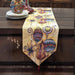 DaDa Bedding Bohemian Ornaments Colorful Holiday Lanterns Tapestry Dining Table Runner (14916) - DaDa Bedding Collection