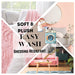 DaDa Bedding Luxury Blossom Pink Rose Buds Pink Sherpa Backside Faux Fur Throw Blanket (BL-171752) - DaDa Bedding Collection
