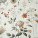 DaDalogy Enchanted Meadow Bed in a bag Set - Victoria Garden Delicate Floral Symphony in Beige, Rose, and Soft Green, Luxuriously Soft Quilted Set - DaDa Bedding Collection