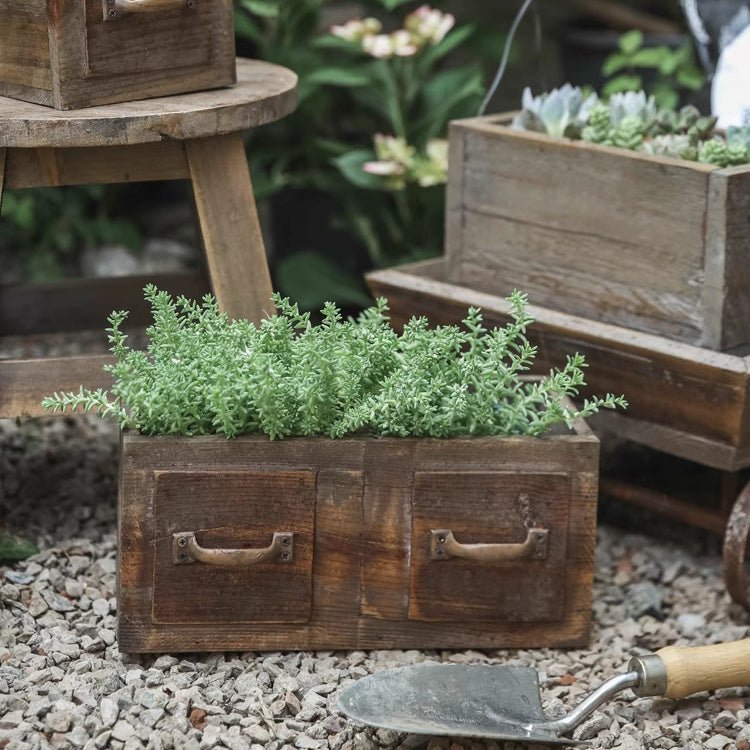 Farmhouse Wooden Box for Succulents or Flowers (Shipping fees may apply)