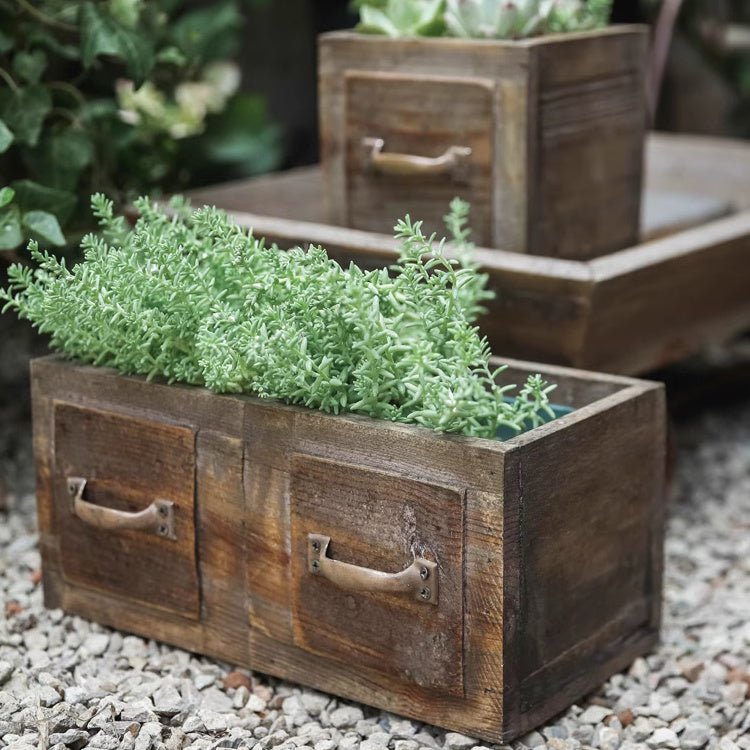Farmhouse Wooden Box for Succulents or Flowers (Shipping fees may apply)