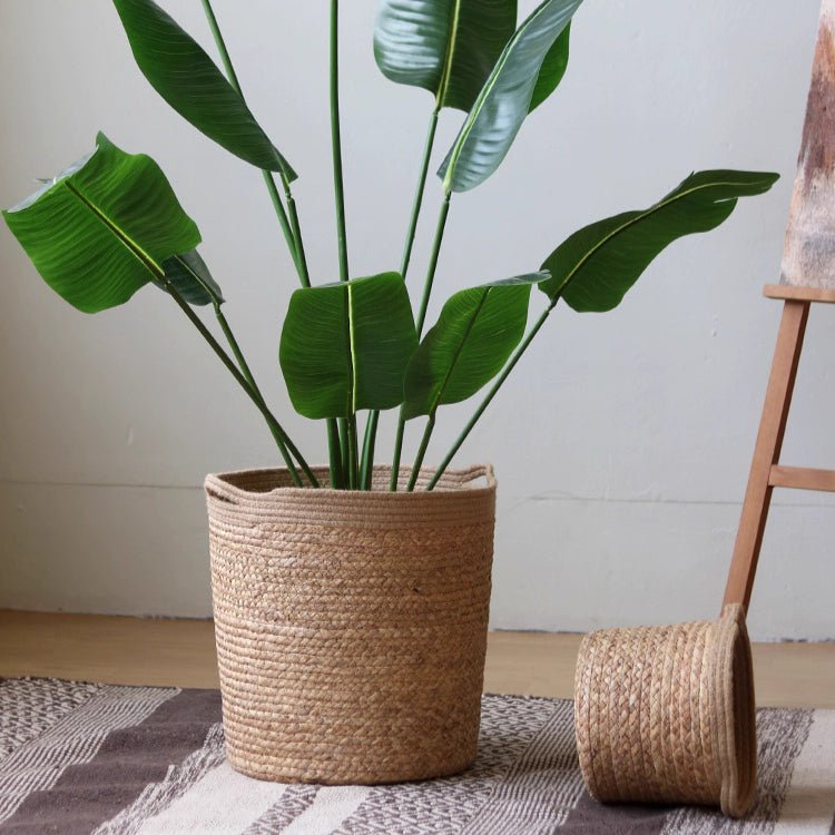 Natural Cylinder Storage and Planter Basket (Shipping fees may apply)