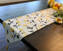 DaDa Bedding Yellow Fleur Floral Garden Woven Tapestry Dining Table Runner (18112) - DaDa Bedding Collection