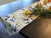 DaDa Bedding Yellow Fleur Floral Garden Woven Tapestry Dining Table Runner (18112) - DaDa Bedding Collection