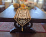 DaDa Bedding Golden Persian Style Rug Floral Brown Elegant Woven Tapestry Dining Table Runner (18119) - DaDa Bedding Collection