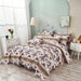DaDa Bedding Majestic Oriental Kilim Bedspread - Royal Persian Traditional Design Intricate Ornate Ornament Print Coverlet w/ Shams - DaDa Bedding Collection