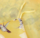 DaDa Bedding Sunshine Yellow Hummingbirds Floral Duvet Cover Set w/ Pillow Cases (JHW-925) - DaDa Bedding Collection