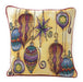 DaDa Bedding Set of 4 Pieces - Autumn Harvest Halloween & Christmas Ornaments Holiday Tapestry Throw Pillow Covers Bundle Pack - 16" x 16" - DaDa Bedding Collection