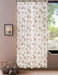 DaDa Bedding Set of 2-Pieces Hint of Mint Dainty Floral Pink Roses Cottage Sheer Window Panel Curtains (JHW3036) - DaDa Bedding Collection