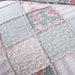 DaDalogy Bedding Bed in a Bag Bundle Set - Hint of Mint Cottage Floral Pastel Patchwork Bedspread Set (JHW3036) - DaDa Bedding Collection