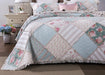 DaDalogy Bedding Bed in a Bag Bundle Set - Hint of Mint Cottage Floral Pastel Patchwork Bedspread Set (JHW3036) - DaDa Bedding Collection