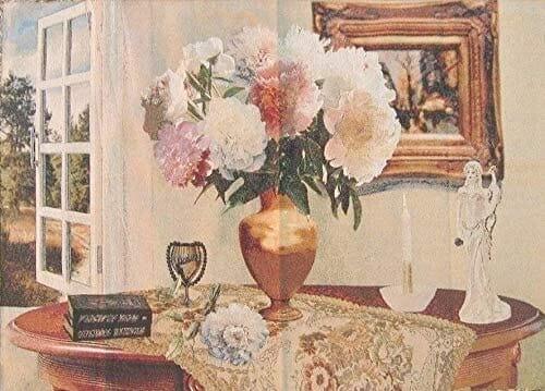 DaDa Bedding Breeze of Admiration Elegant Antique Woven Tapestry Wall Hanging - 36" x 50" - DaDa Bedding Collection
