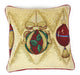 DaDa Bedding Set of 4 Pieces - Elegant Christmas Holiday Tapestry Throw Pillow Covers Bundle Pack - 16" x 16" - DaDa Bedding Collection