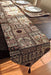 DaDalogy Bedding Cottage Mughal Floral Woven Tapestry Table Runner, Light Fleur White Botanical Vintage (18196) - DaDa Bedding Collection