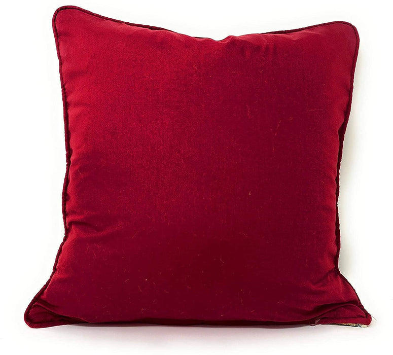 DaDalogy Bedding Dark Noir Botanical Mughal Floral Vintage Fleur Tapestry Throw Pillow Covers 16" (18197) - DaDa Bedding Collection