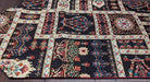 DaDalogy Bedding Elegant Woven Mughal Floral Tapestry Table Runner, Dark Noir Botanical Vintage Fleur (18197) - DaDa Bedding Collection