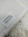 DaDa Bedding Vanilla Ivory White Shaggy Soft Chenille Noodle Carpet Rug Bath Mat - DaDa Bedding Collection