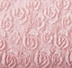 DaDa Bedding Rosey Pastel Blossom Pink Faux Fur Euro Throw Pillow Cover (171752) - DaDa Bedding Collection