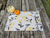 DaDa Bedding Set of 4-Pieces Sunshine Yellow Fleur Spring Tapestry Dining Table Placemats 13” x 19” (18112) - DaDa Bedding Collection