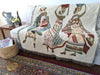 DaDa Bedding Elegant Tapestry Throw Blanket, Dancing Women African Dreams - 50” x 60” (7173) - DaDa Bedding Collection