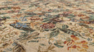 DaDa Bedding Wildflower Wonderland Floral Golden Beige Tan Square Dining Table Cloth (3100) - DaDa Bedding Collection