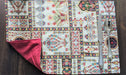DaDalogy Bedding Set of 4-Pieces Light White Mughal Floral Botanical Cottage Fleur Tapestry Placemats 13” x 19” (18196) - DaDa Bedding Collection
