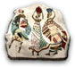 DaDa Bedding Elegant Tapestry Throw Blanket, Dancing Women African Dreams - 50” x 60” (7173) - DaDa Bedding Collection