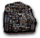 DaDa Bedding Elegant Tapestry Throw Blanket, Ethnic Ornaments Geometric Black - 50” x 60” (7174) - DaDa Bedding Collection