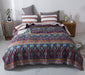 DaDa Bedding Southwestern Aztec Bohemian Desert Tribal Quilted Bedspread Set (KSX-002) - DaDa Bedding Collection