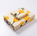 DaDa Bedding Yellow Fleur Floral Golden Orange Ivory Duvet Cover Set w/ Pillow Cases (18112) - DaDa Bedding Collection