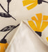 DaDa Bedding Yellow Fleur Floral Golden Orange Ivory Duvet Cover Set w/ Pillow Cases (18112) - DaDa Bedding Collection