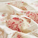 DaDa Bedding Hint of Mint Dainty Cottage Floral Roses Cotton Flat Sheet Only w/ Pillow Case (3036) - DaDa Bedding Collection