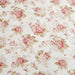 DaDa Bedding Hint of Mint Dainty Cottage Floral Roses Cotton Fitted Sheet w/ Pillow Case (3036) - DaDa Bedding Collection
