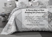 DaDalogy Bedding Bed in a Bag Bundle Set - Hint of Mint Cottage Floral Pastel Patchwork Bedspread Set (JHW3036) - DaDa Bedding Collection