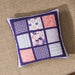 DaDa Bedding Peachy Blossoms Purple Floral Patchwork Euro Pillow Sham Cover, 26" x 26" - Designed in USA (JHW877) - DaDa Bedding Collection