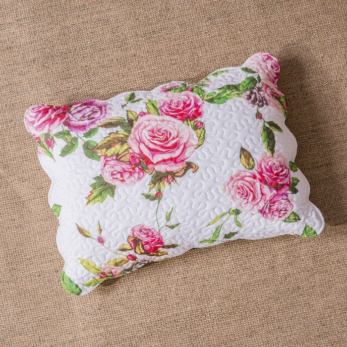 DaDa Bedding Bed in a Bag Bundle Set - Romantic Roses Lovely Blooming Floral Bedding Set (JHW-879) - DaDa Bedding Collection