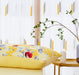 DaDa Bedding Sunshine Yellow Hummingbirds Floral Fitted & Flat Bed Sheets Set (JHW-925) - DaDa Bedding Collection