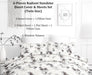DaDa Bedding Sunshine Yellow Hummingbirds Floral Duvet Cover & Fitted Flat Bed Sheets Set w/ Pillow Cases Window Valances (925) - DaDa Bedding Collection