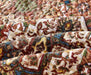 DaDa Bedding Rustic Earthy Cross Motif Folk Ogee Moroccan Scalloped Quilted Bedspread Set (JHW-944) - DaDa Bedding Collection