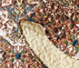 DaDa Bedding Rustic Earthy Cross Motif Folk Ogee Moroccan Scalloped Quilted Bedspread Set (JHW-944) - DaDa Bedding Collection