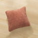 DaDalogy Bedding Set of 2-Pieces Terracotta Warm Brick Coral Orange Velour Corduroy Throw Pillow Covers - 18" x 18" (JHW952) - DaDa Bedding Collection