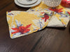 DaDalogy Bedding Sunshine Yellow Floral Vintage Hummingbirds Garden Table Runner (925) - DaDa Bedding Collection