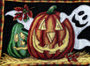 DaDa Bedding Halloween Pumpkins Table Runner, Harvest Orange Tapestry (12914) - DaDa Bedding Collection