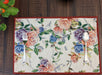 DaDa Bedding Set of 4-Pieces Vintage Romantic Roses Lovely Pink Floral Tapestry Placemats 13” x 19” (879) - DaDa Bedding Collection