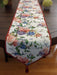 DaDa Bedding Vintage Romantic Roses Lovely Pink Floral Woven Tapestry Dining Table Runner (879) - DaDa Bedding Collection