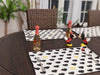 DaDa Bedding Set of 4-Pieces Lovely Yellow & Black Hearts Tapestry Dining Table Placemats 13” x 19” (18113) - DaDa Bedding Collection