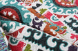 DaDa Bedding Bohemian Floral Wildfire Gardens Colorful Quilted Coverlet Bedspread Set (SD3553) - DaDa Bedding Collection