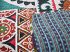 DaDa Bedding Bohemian Floral Wildfire Gardens Colorful Quilted Coverlet Bedspread Set (SD3553) - DaDa Bedding Collection