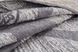 DaDa Bedding Rustic Grey Mosaic Distressed Medallion Reversible Quilted Bedspread Set (SD16299) - DaDa Bedding Collection